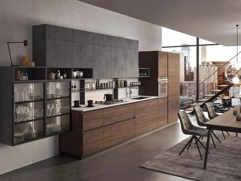 Cucina Moderna lineare Fly Evo Flo Evo 05 di Ar-Tre
