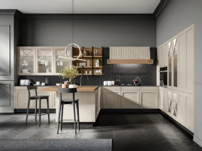 Cucina Moderna Frida 04 con penisola di Arredo3