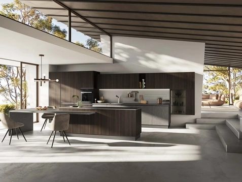 Cucina Moderna con isola Up Design 01 di Ar-Tre