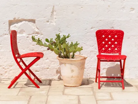 Sedia per esterni pieghevole Zac Spring di Nardi