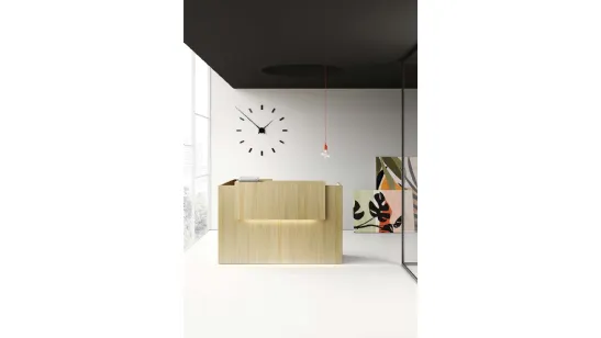  Bancone Reception Point Rovere di Las Mobili
